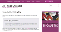 Desktop Screenshot of allthingsencaustic.com